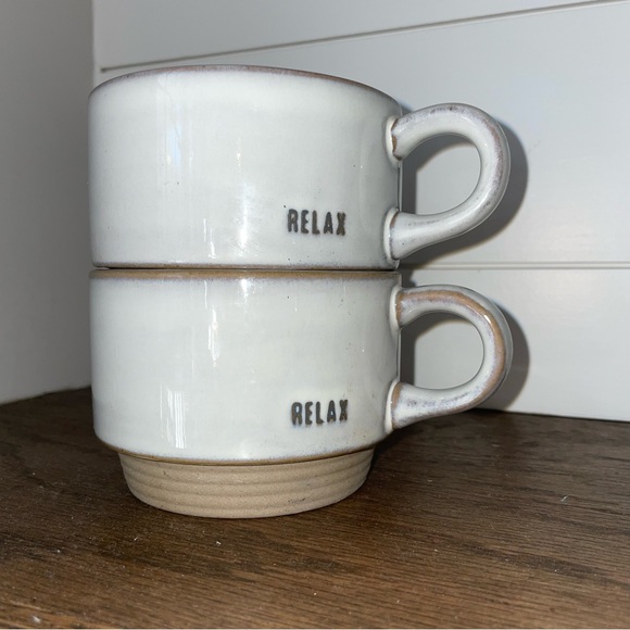 Hearth and Hand Relax Stacking Mug Set - Picture 1 of 5
